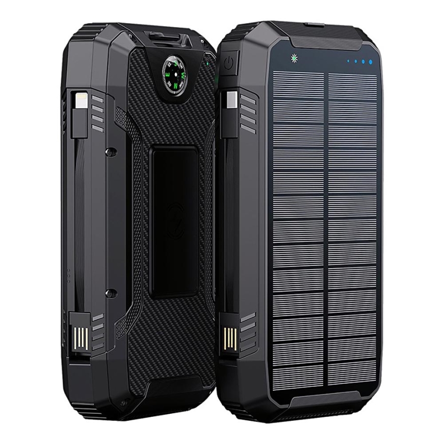 Winner Group - Повербанк с беспроводной зарядкой и солнечной панелью 20000 mAh 20W PD