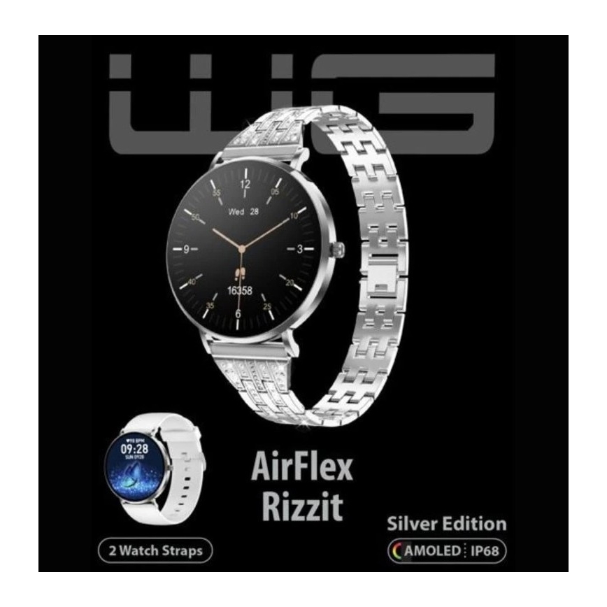 Winner Group - Розумний годинник AirFlex3 Rizz It 200 mAh IP68 срібний