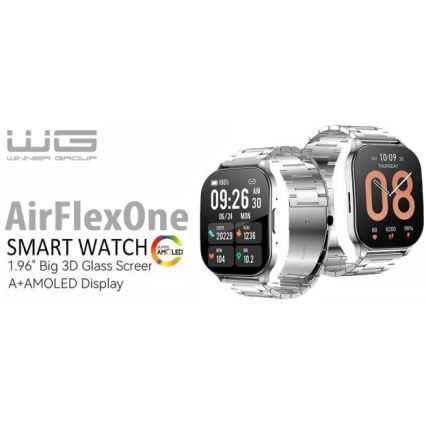 Winner Group - Розумний годинник AirFlexOn 300 mAh IP68 срібний