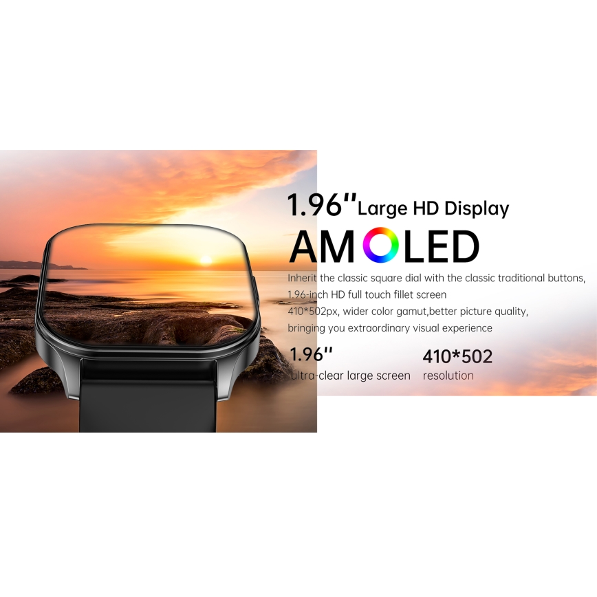 Winner Group - Розумний годинник AirFlexOn 300 mAh IP68 срібний