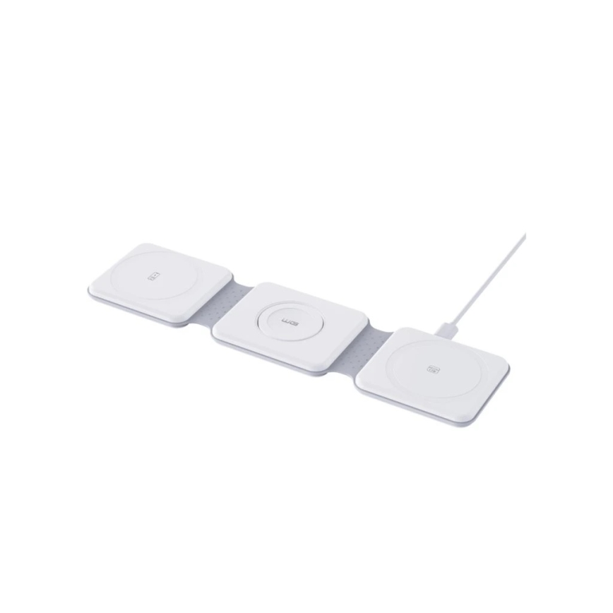 Winner Group - Складний бездротовий зарядний пристрій 3-в-1 MAXFLEX 22,5W білий