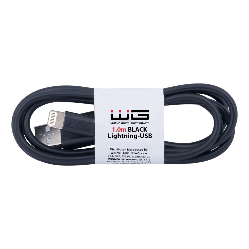 Winner Group - USB-кабель Lightning / USB-A 1 м черный