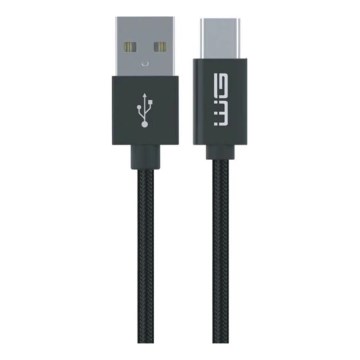Winner Group - USB-кабель с удлинительным разъемом USB-C / USB-A 60W 1 м черный