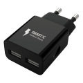 Winner Group - Зарядний адаптер 2xUSB-A 12W чорний