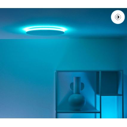 WiZ - Cтельовий LED RGBW світильник з регулюванням яскравості RUNE LED/21W/230V 2700-6500K Wi-Fi білий