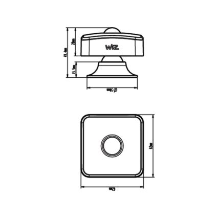 WiZ - Датчик движения 1xLR6 Wi-Fi