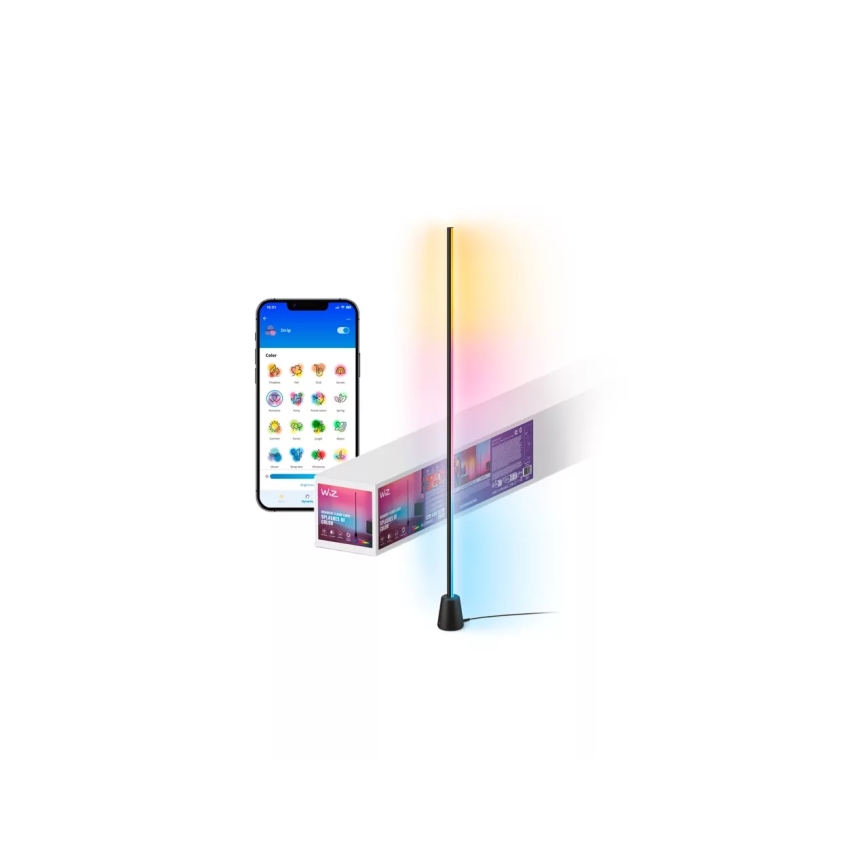 WiZ - LED RGBIC Напольная лампа с регулировкой яркости GRADIENT LED/9,7W/230V 2700-6500K Wi-Fi