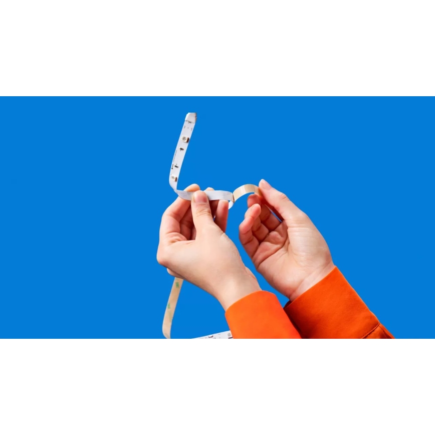 WiZ - LED RGBIC диммируемая светодиодная лента 4 м LED/10,2 Вт/5 В 2700-6500 К Wi-Fi