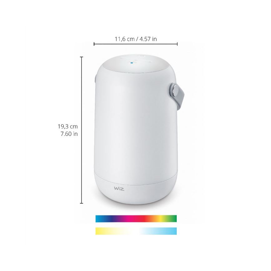 WiZ - LED RGBW диммируемая портативная лампа MOBILE LED/13,5W/5V 2200-6500K Wi-Fi 1800 mAh