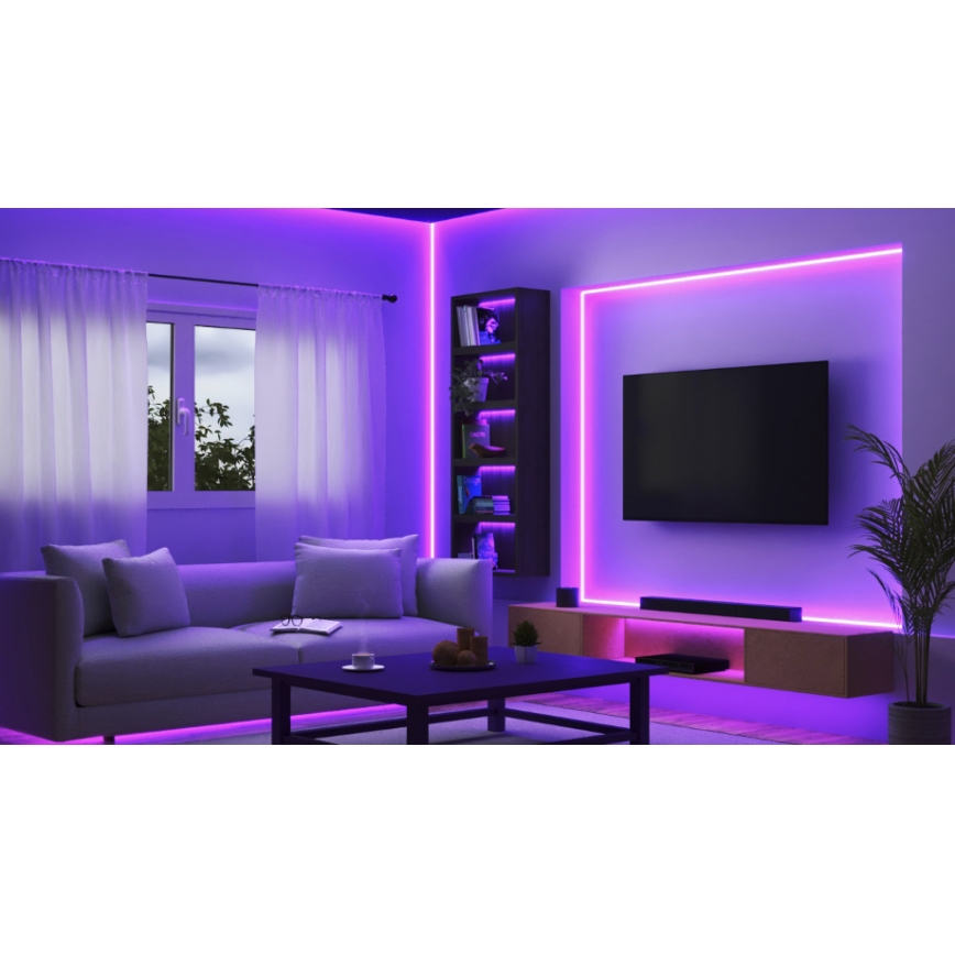 WiZ - LED RGBW стрічка з регулюванням яскравості 4m LED/6,5/230V 2700-6500K Wi-Fi