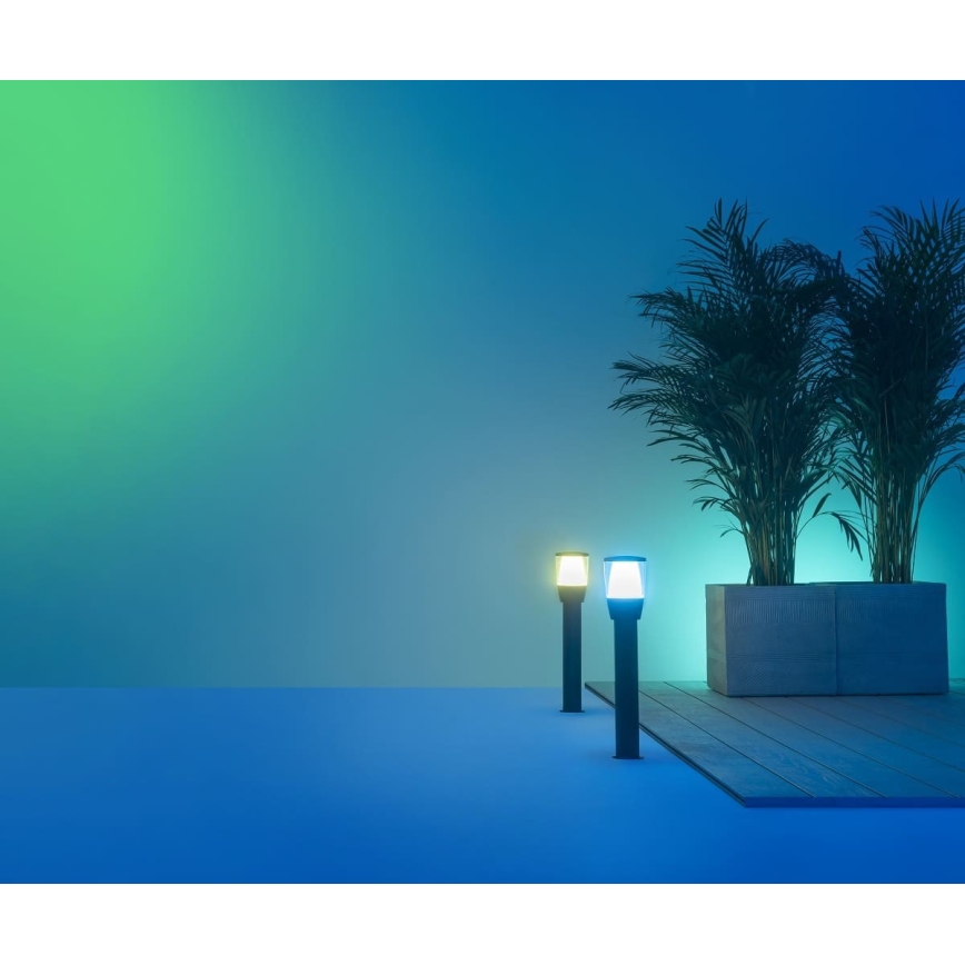 WiZ - LED RGBW з регулюванням яскравості вуличний лампа ELPAS LED/4,8W/12/230V 2700-5000K IP65 Wi-Fi