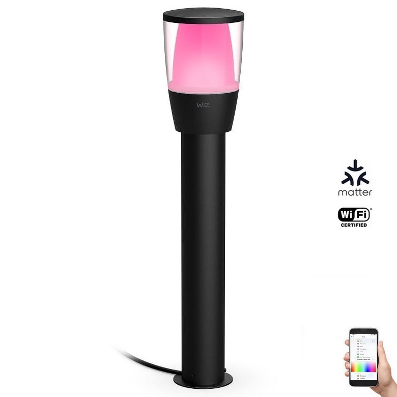 WiZ - LED RGBW з регулюванням яскравості вуличний лампа ELPAS LED/4,8W/12/230V 2700-5000K IP65 Wi-Fi