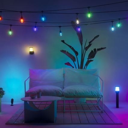 WiZ - LED RGBW з регулюванням яскравості вуличний лампа ELPAS LED/4,8W/12/230V 2700-5000K IP65 Wi-Fi