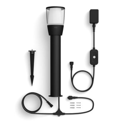 WiZ - LED RGBW з регулюванням яскравості вуличний лампа ELPAS LED/4,8W/12/230V 2700-5000K IP65 Wi-Fi
