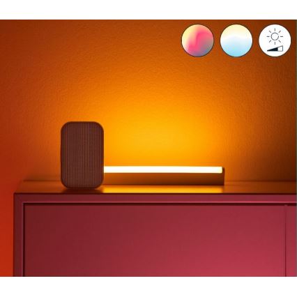 WiZ - НАБОР из 2 светодиодных RGBW ламп с диммером BAR LED/5,5 Вт/230 В 2200-6500K Wi-Fi