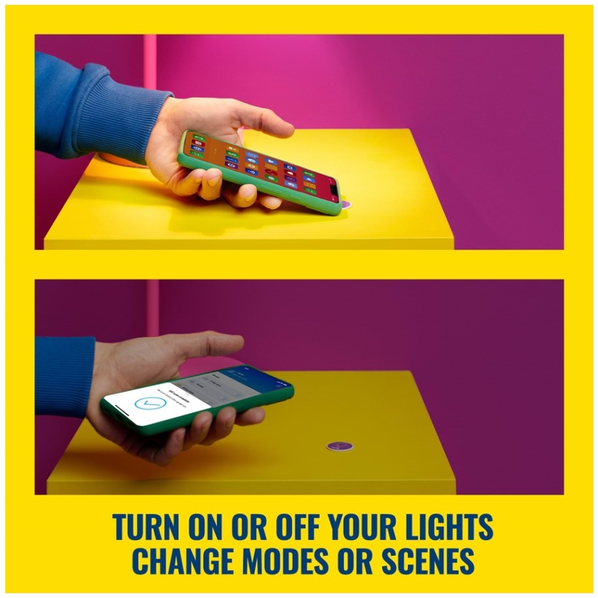 WiZ - NFC Самоклеюча бирка для керування освітленням 4 шт.