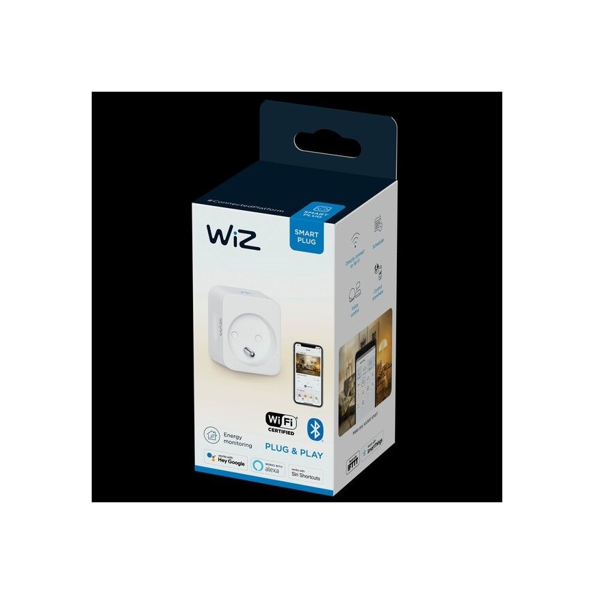 WiZ - Розумна розетка E 2300W + вимірювач потужності Wi-Fi