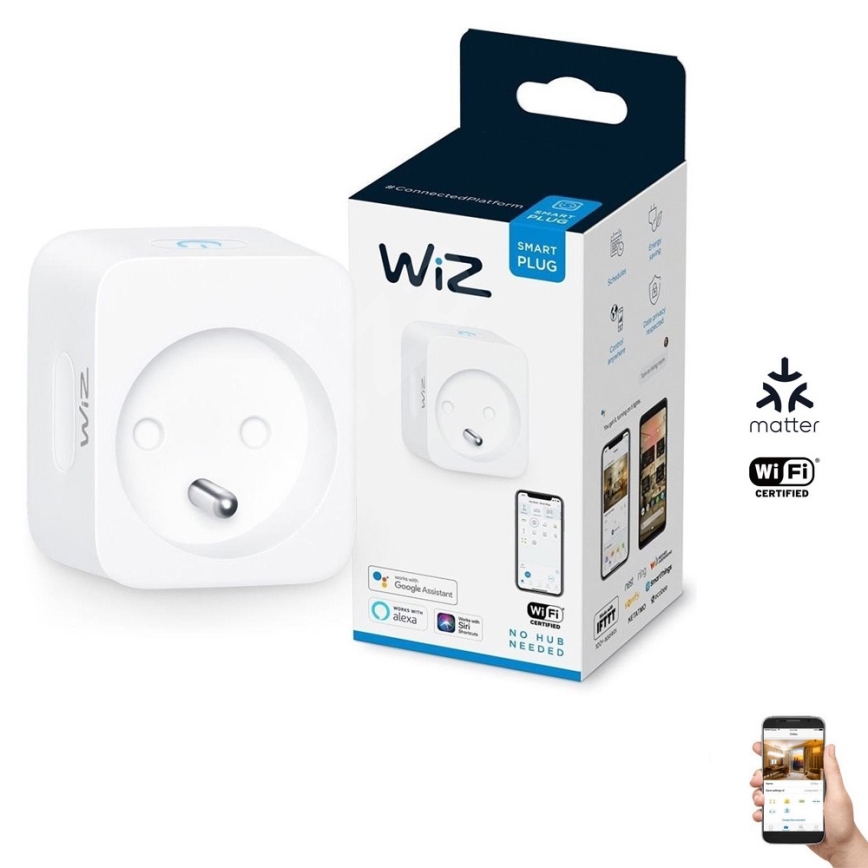 WiZ - Розумна розетка E 2300W Wi-Fi