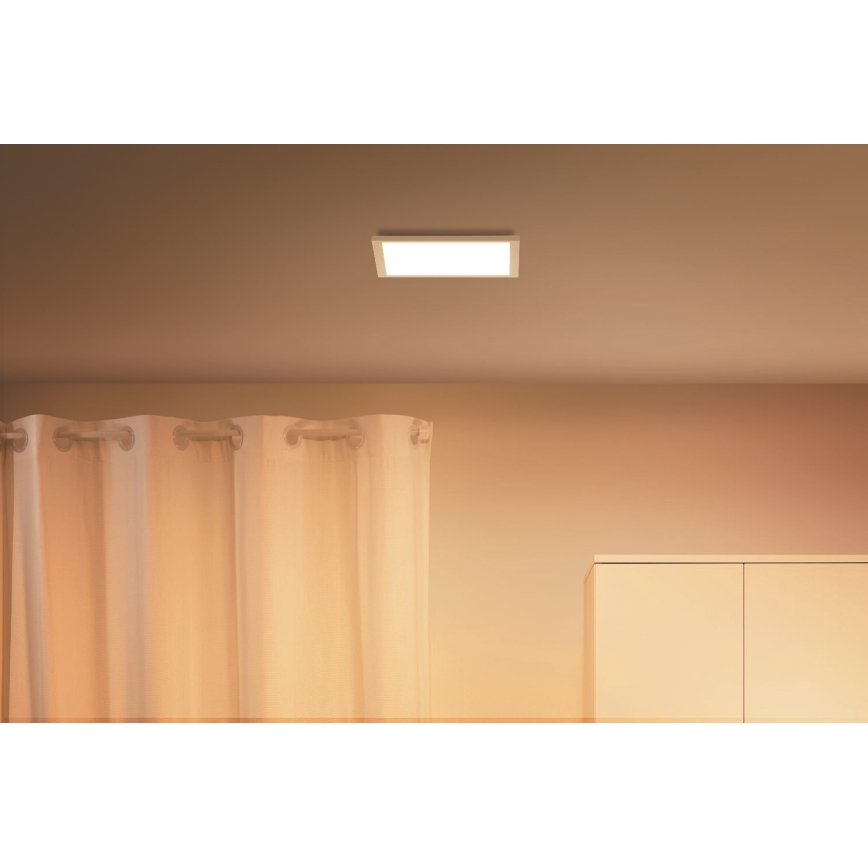 WiZ - Стельовий світлодіодний світильник з регулюванням яскравості SUPERSLIM LED/12W/230V 2700-6500K Wi-Fi білий