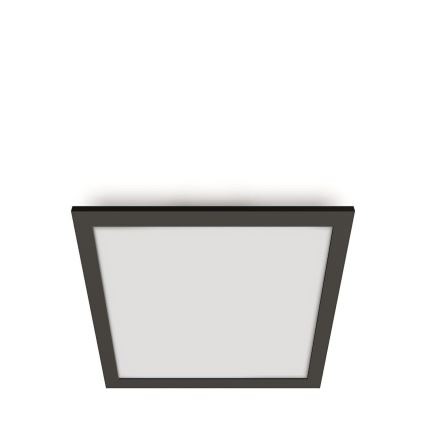 WiZ - Стельовий світлодіодний світильник з регулюванням яскравості SUPERSLIM LED/12W/230V 2700-6500K Wi-Fi чорний