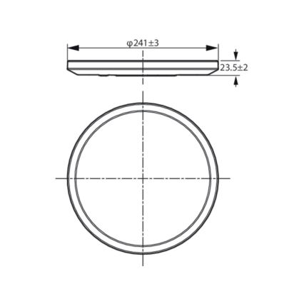 WiZ - Стельовий світлодіодний світильник з регулюванням яскравості SUPERSLIM LED/14W/230V 2700-6500K Wi-Fi білий