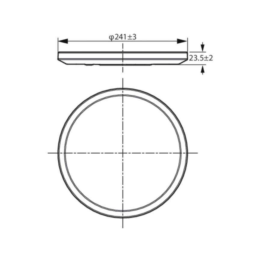 WiZ - Стельовий світлодіодний світильник з регулюванням яскравості SUPERSLIM LED/14W/230V 2700-6500K Wi-Fi чорний
