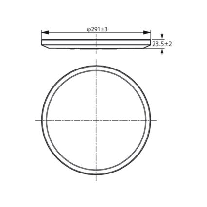 WiZ - Стельовий світлодіодний світильник з регулюванням яскравості SUPERSLIM LED/16W/230V 2700-6500K Wi-Fi білий
