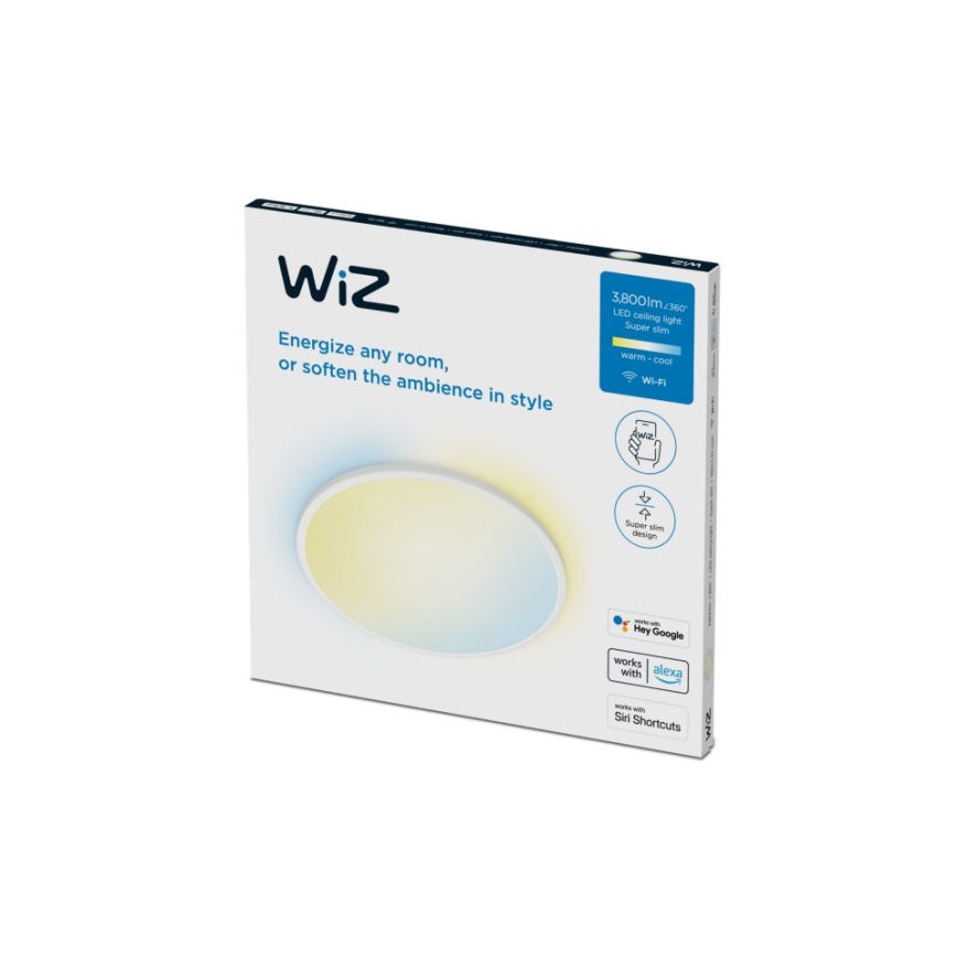 WiZ - Стельовий світлодіодний світильник з регулюванням яскравості SUPERSLIM LED/32W/230V 2700-6500K Wi-Fi білий