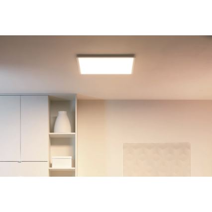 WiZ - Стельовий світлодіодний світильник з регулюванням яскравості SUPERSLIM LED/36W/230V 2700-6500K Wi-Fi білий