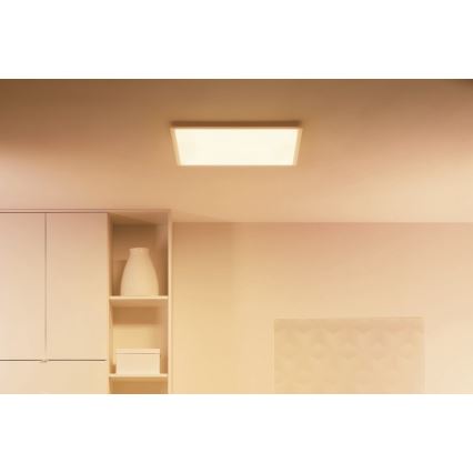 WiZ - Стельовий світлодіодний світильник з регулюванням яскравості SUPERSLIM LED/36W/230V 2700-6500K Wi-Fi білий