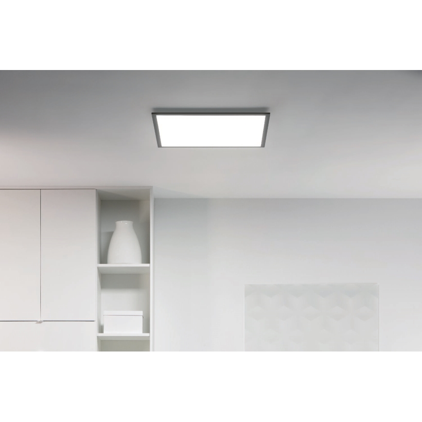 WiZ - Стельовий світлодіодний світильник з регулюванням яскравості SUPERSLIM LED/36W/230V 2700-6500K Wi-Fi чорний