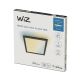 WiZ - Стельовий світлодіодний світильник з регулюванням яскравості SUPERSLIM LED/36W/230V 2700-6500K Wi-Fi чорний