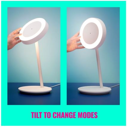 WiZ - Светодиодная настольная лампа с регулированием яркости PORTRAIT LED/10W/5V Wi-Fi 2700-6500K CRI 90
