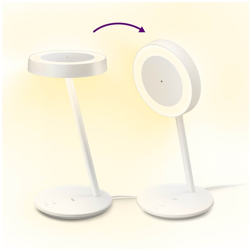 WiZ - Светодиодная настольная лампа с регулированием яркости PORTRAIT LED/10W/5V Wi-Fi 2700-6500K CRI 90