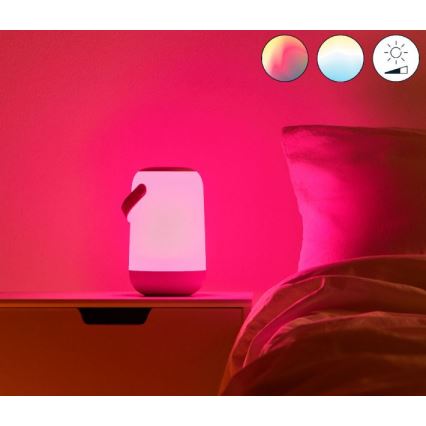 WiZ - Светодиодная переносная RGBW-лампа с регулированием яркости MOBILE LED/13,5W/5V 2200-6500K Wi-Fi