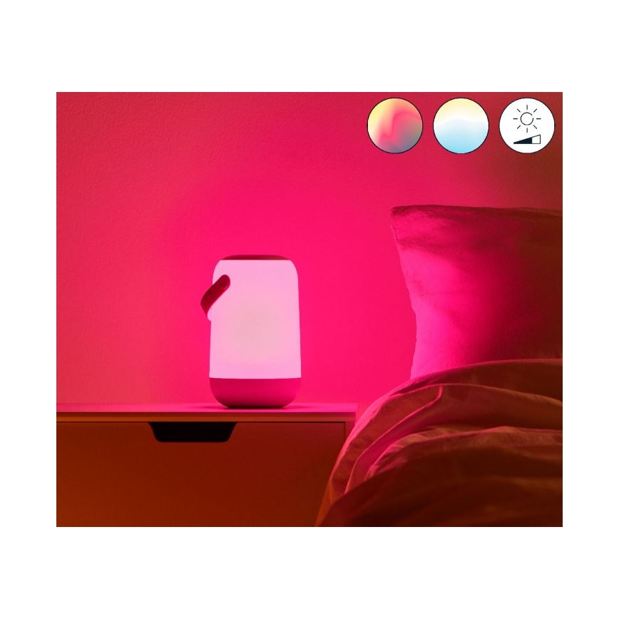WiZ - Светодиодная переносная RGBW-лампа с регулированием яркости MOBILE LED/13,5W/5V 2200-6500K Wi-Fi