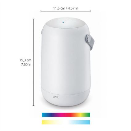 WiZ - Светодиодная переносная RGBW-лампа с регулированием яркости MOBILE LED/13,5W/5V 2200-6500K Wi-Fi