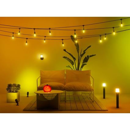 WiZ - Набор удлинителей Светодиодная уличная RGBW-лампа с регулированием яркости ELPAS LED/3,6W/12V 2700-5000K IP65 Wi-Fi