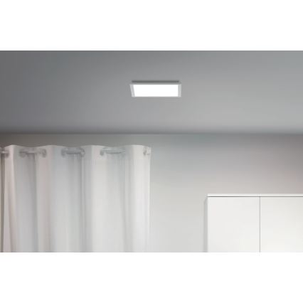 WiZ - Светодиодный потолочный светильник с регулированием яркости SUPERSLIM LED/12W/230V 2700-6500K Wi-Fi белый