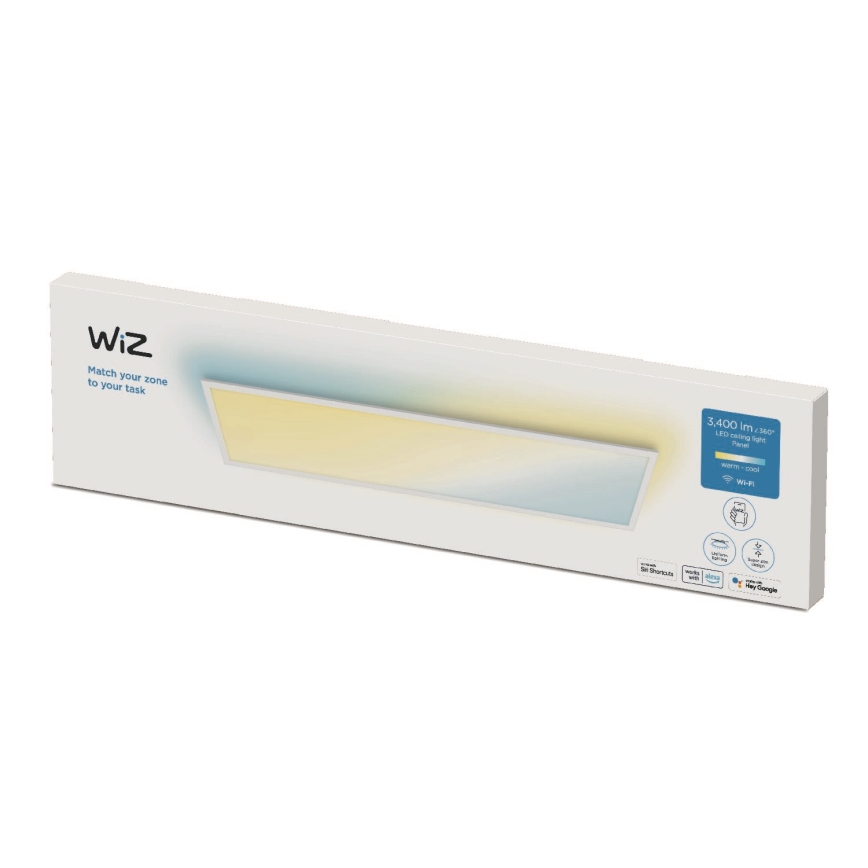WiZ - Світлодіодна панель з регулюванням яскравості SUPERSLIM LED/36W/230V 2700-6500K Wi-Fi біла