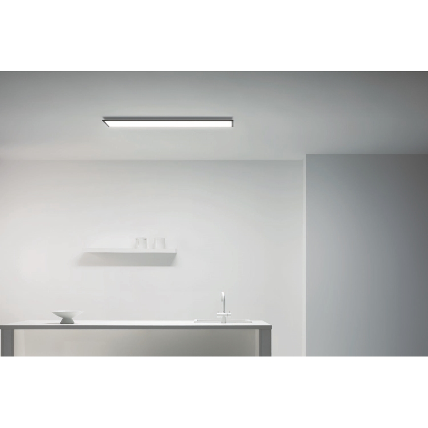 WiZ - Світлодіодна панель з регулюванням яскравості SUPERSLIM LED/36W/230V 2700-6500K Wi-Fi чорна