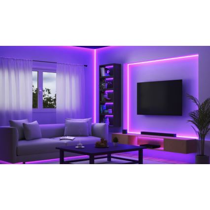 WiZ - Світлодіодна RGBW стрічка з регулюванням яскравості 10м LED/12W/230V 2700-6500K Wi-Fi