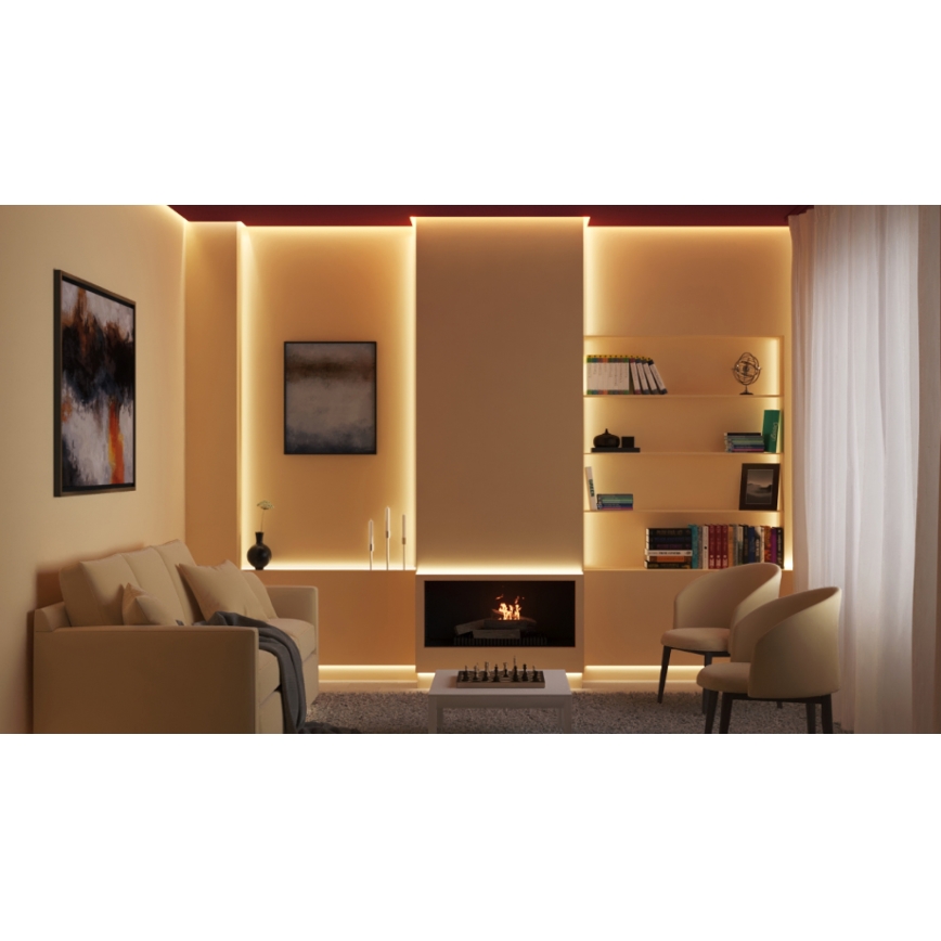 WiZ - Світлодіодна RGBW стрічка з регулюванням яскравості 10м LED/12W/230V 2700-6500K Wi-Fi