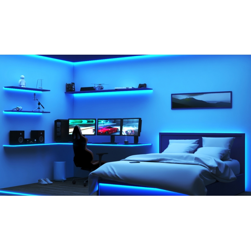 WiZ - Світлодіодна RGBW стрічка з регулюванням яскравості 10м LED/12W/230V 2700-6500K Wi-Fi