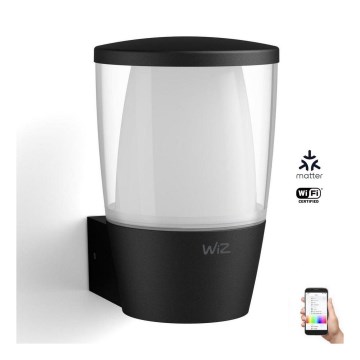 WiZ - Уличный светодиодный настенный RGBW-светильник с регулированием яркости ELPAS LED/8,5W/230V 2700–5000K IP44 Wi-Fi