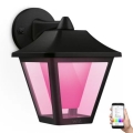 WiZ - Уличный светодиодный настенный RGBW-светильник с регулированием яркости LED/9,5W/230V 2700-5000K IP44 Wi-Fi