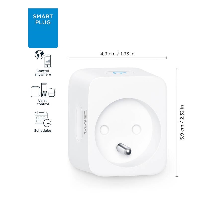 WiZ - Умная розетка E 2300W Wi-Fi