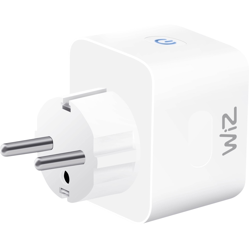 WiZ - Умная розетка F 2300W + ваттметр Wi-Fi SCHUKO