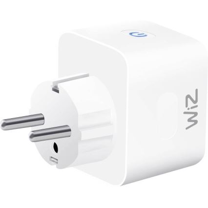 WiZ - Умная розетка F 2300W + ваттметр Wi-Fi SCHUKO