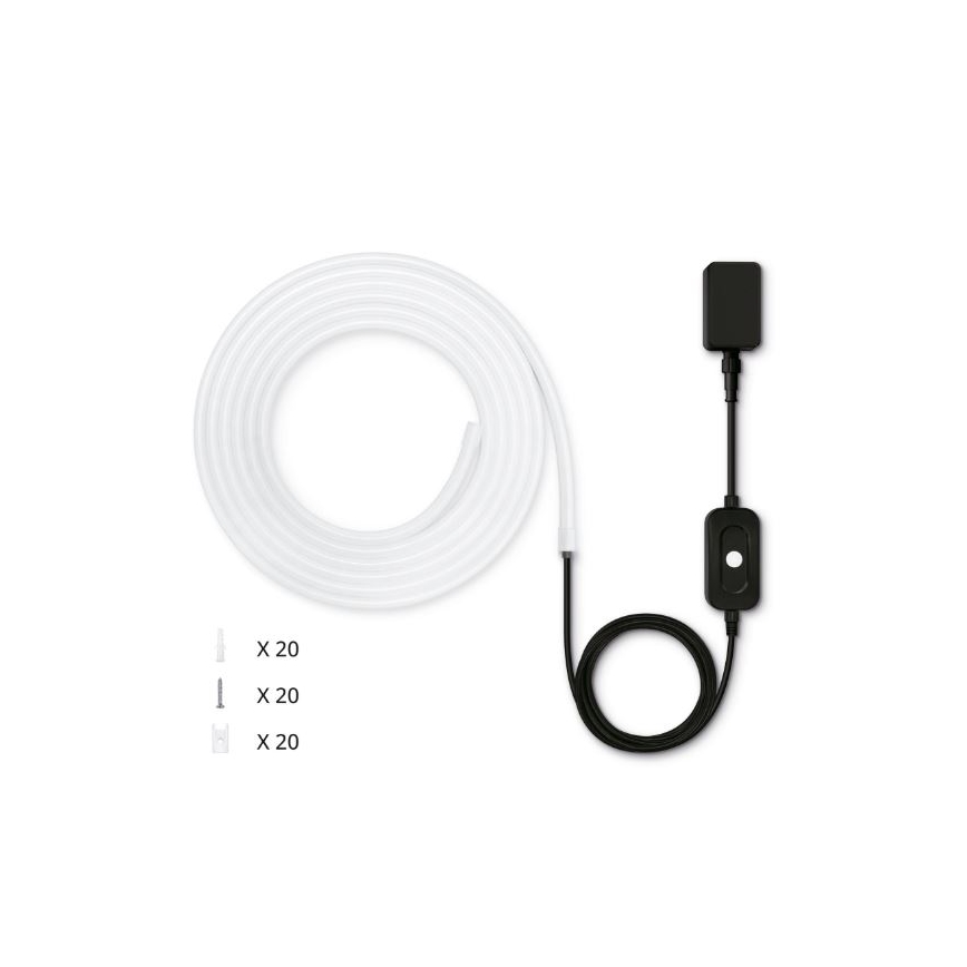 WiZ - Вулична LED RGBW стрічка з регулюванням яскравості 5 м LED/24W/230V 2700-5000K Wi-Fi IP65